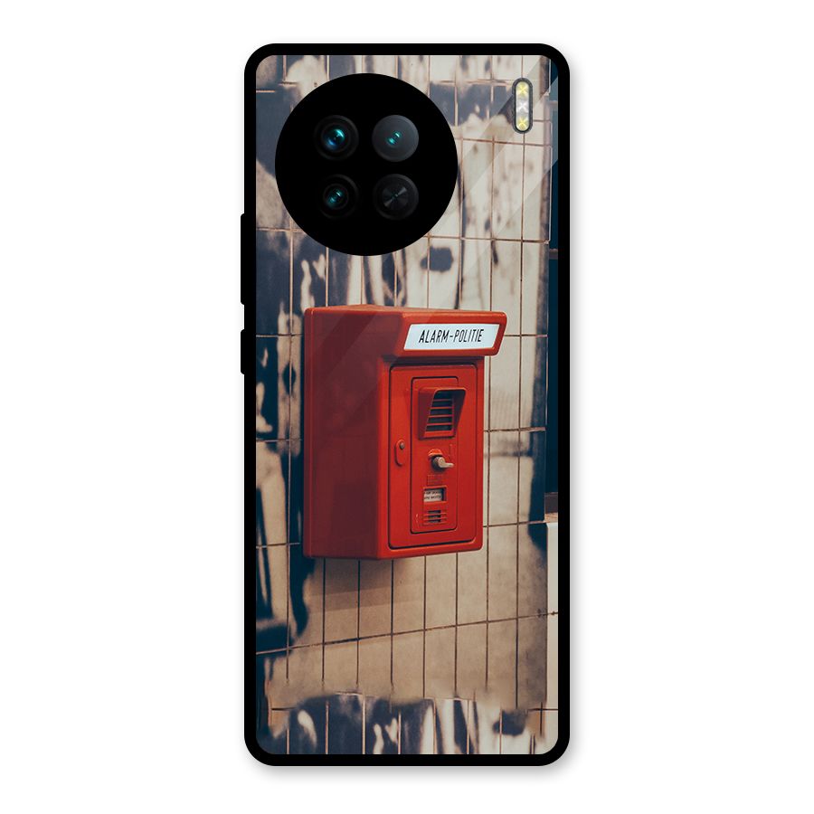 Vintage Alarm Glass Back Case for Vivo X90