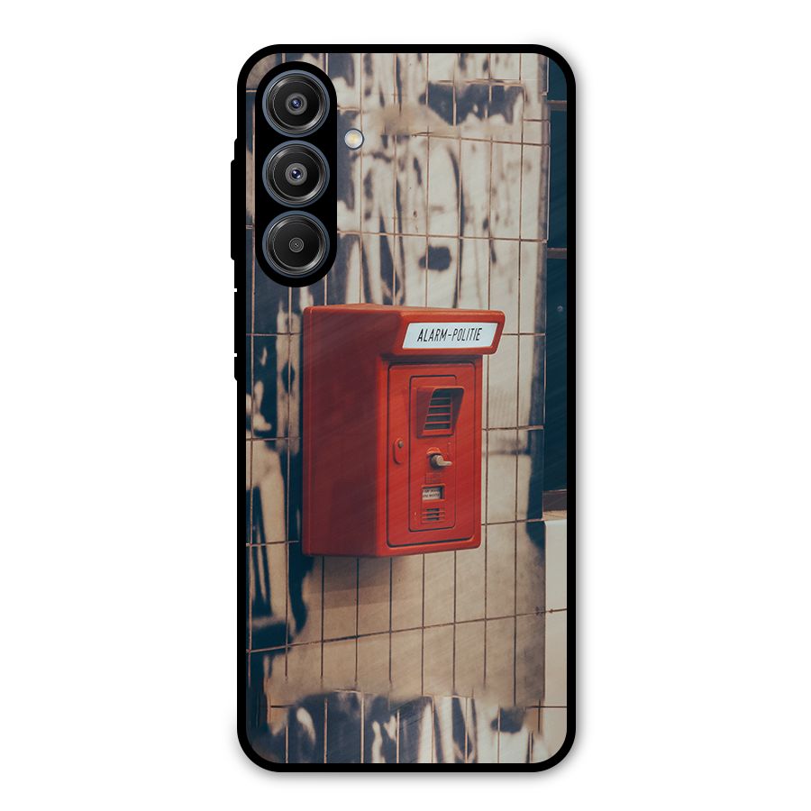 Vintage Alarm Metal Back Case for Galaxy A16 5G