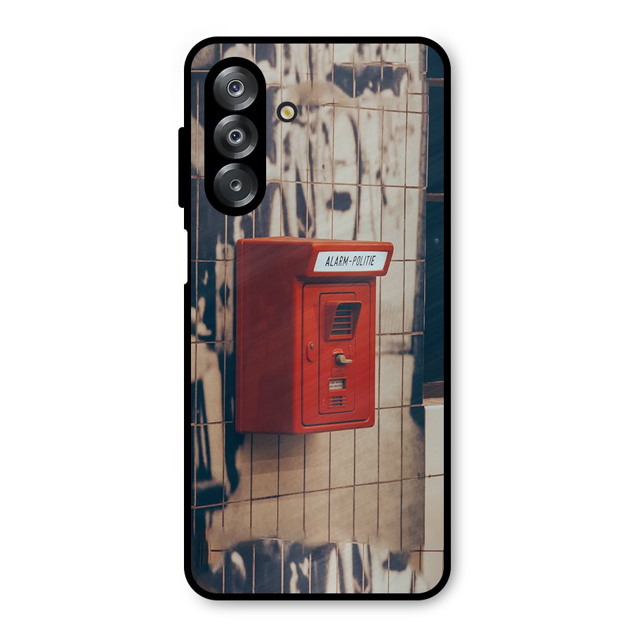 Vintage Alarm Metal Back Case for Galaxy A26