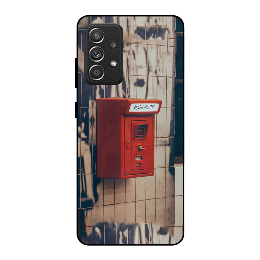 Vintage Alarm Metal Back Case for Galaxy A52s 5G