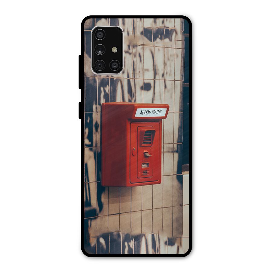 Vintage Alarm Metal Back Case for Galaxy A71