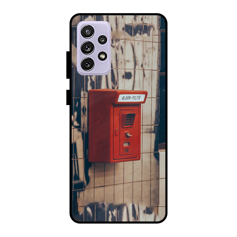 Vintage Alarm Metal Back Case for Galaxy A72