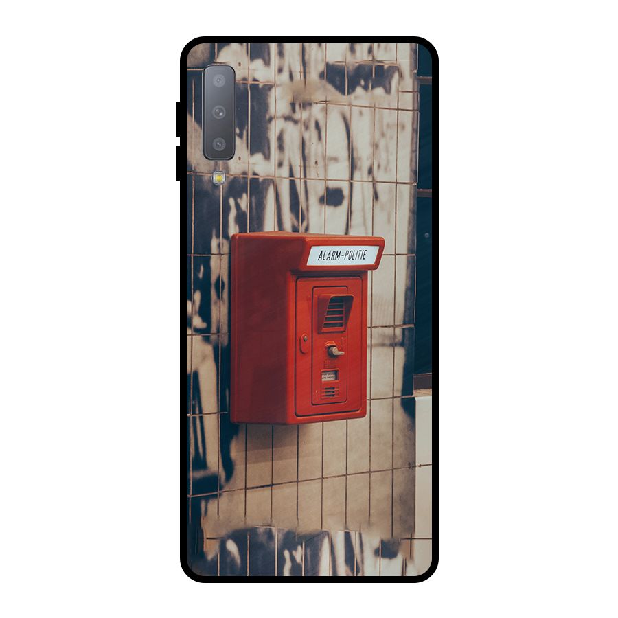 Vintage Alarm Metal Back Case for Galaxy A7 (2018)