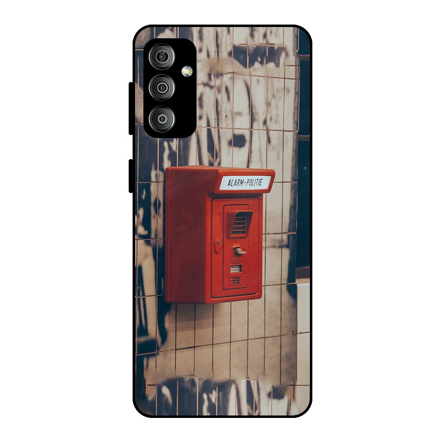Vintage Alarm Metal Back Case for Galaxy F23