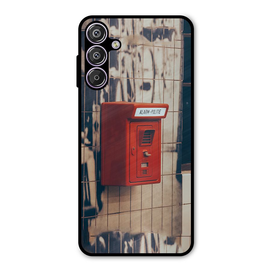 Vintage Alarm Metal Back Case for Galaxy M15