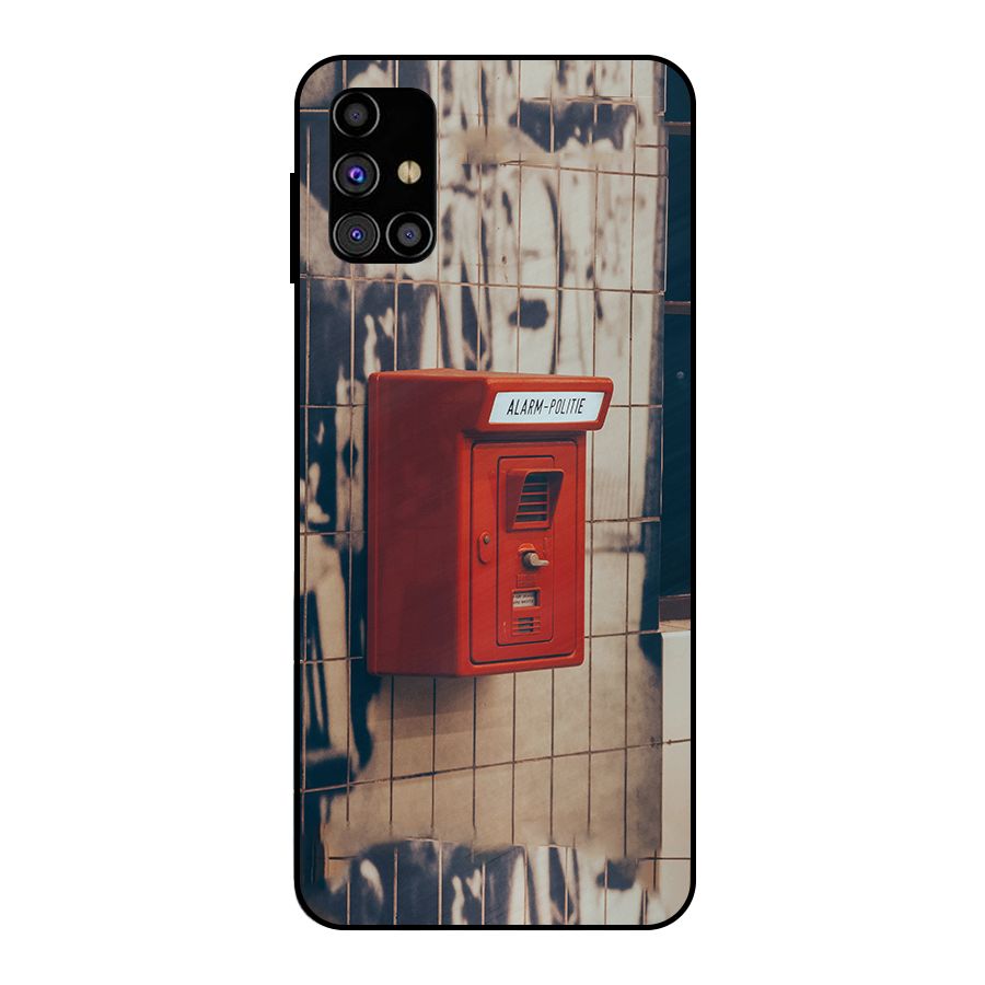 Vintage Alarm Metal Back Case for Galaxy M31s