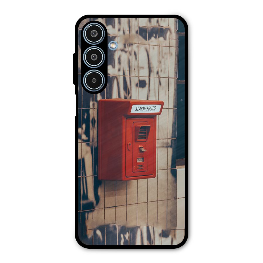 Vintage Alarm Metal Back Case for Galaxy M35