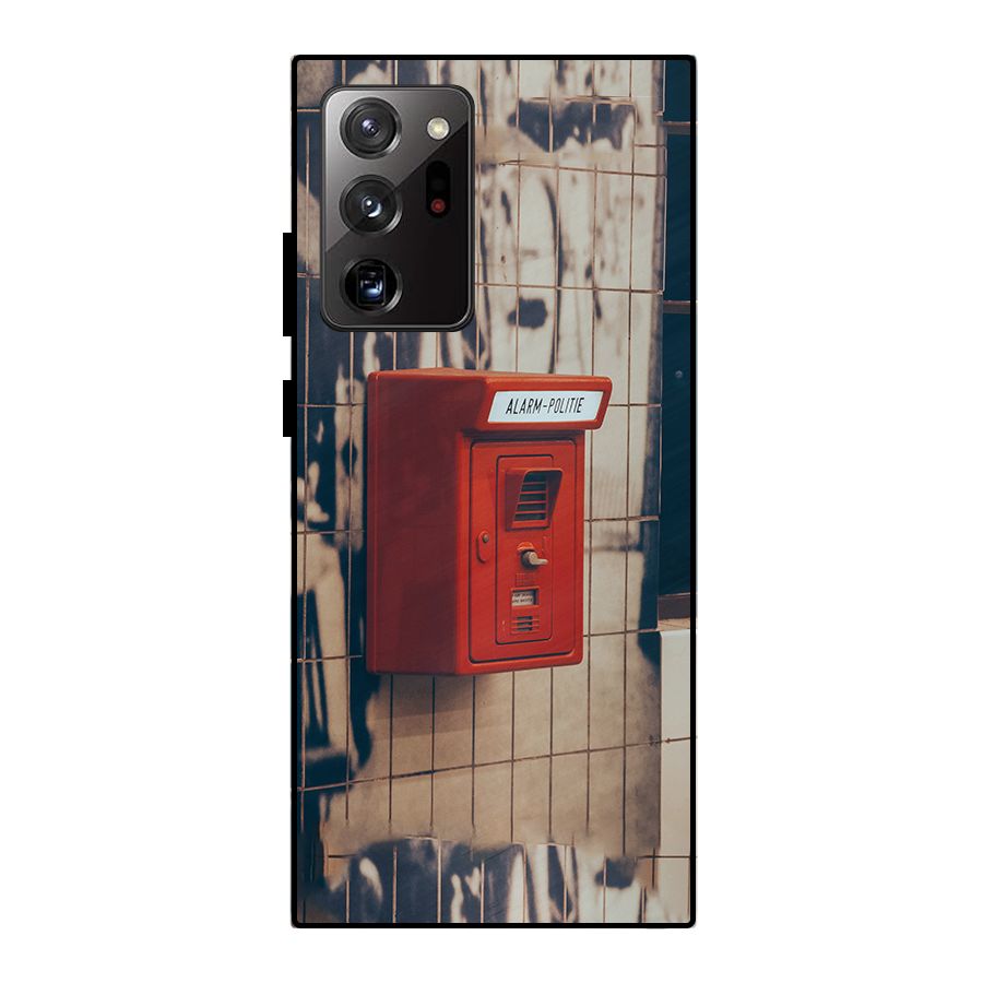Vintage Alarm Metal Back Case for Galaxy Note 20 Ultra 5G