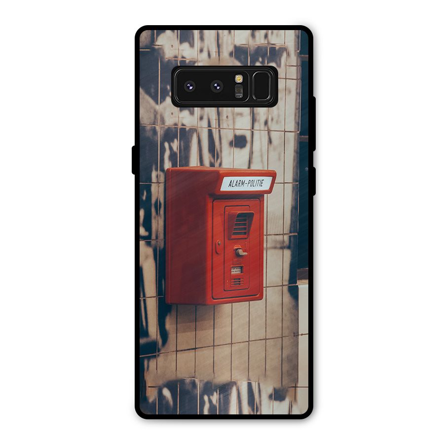 Vintage Alarm Metal Back Case for Galaxy Note 8