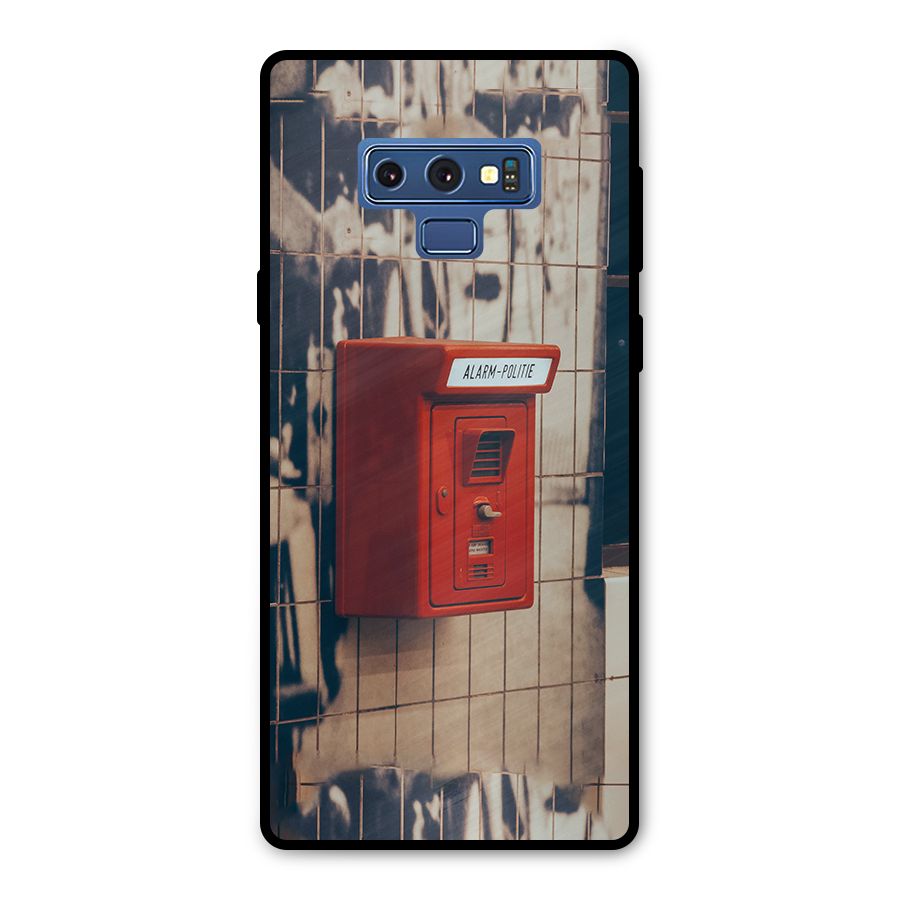 Vintage Alarm Metal Back Case for Galaxy Note 9
