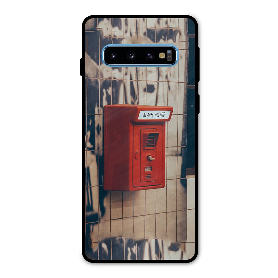 Vintage Alarm Metal Back Case for Galaxy S10
