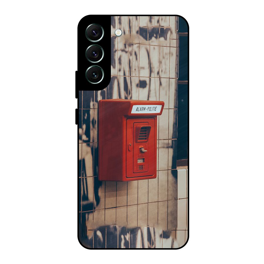 Vintage Alarm Metal Back Case for Galaxy S22 Plus 5G