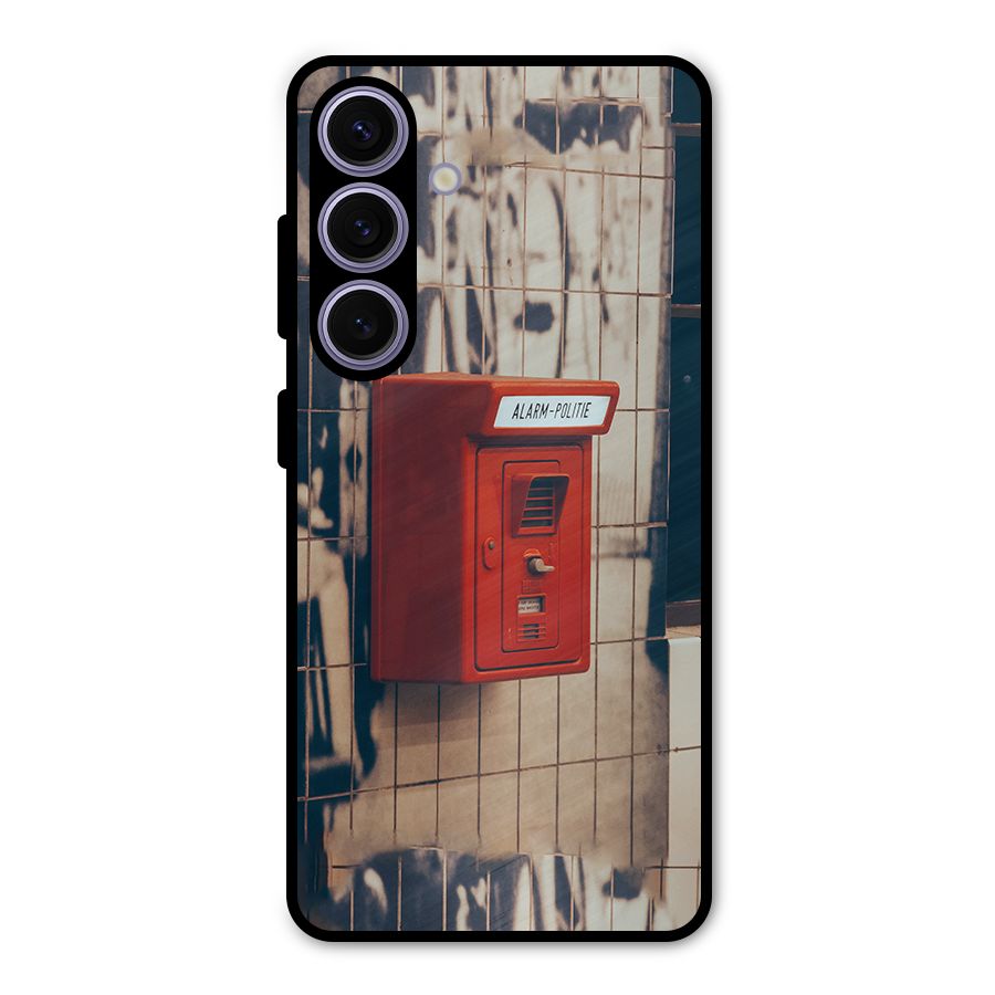 Vintage Alarm Metal Back Case for Galaxy S24