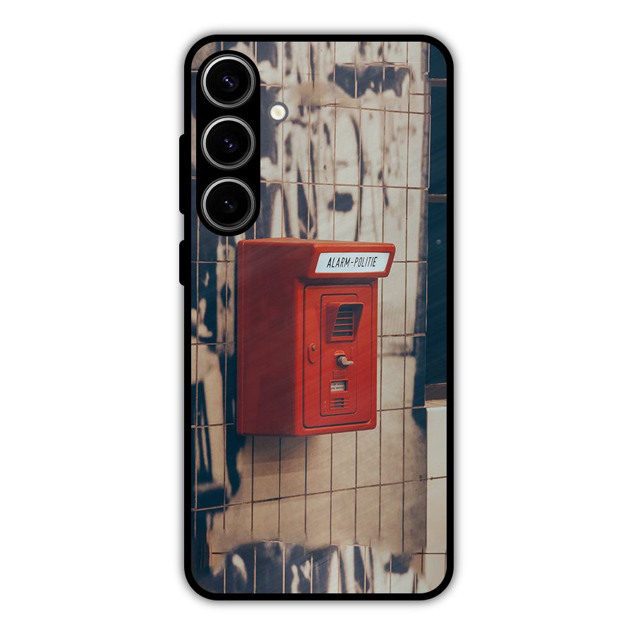 Vintage Alarm Metal Back Case for Galaxy S24 Plus