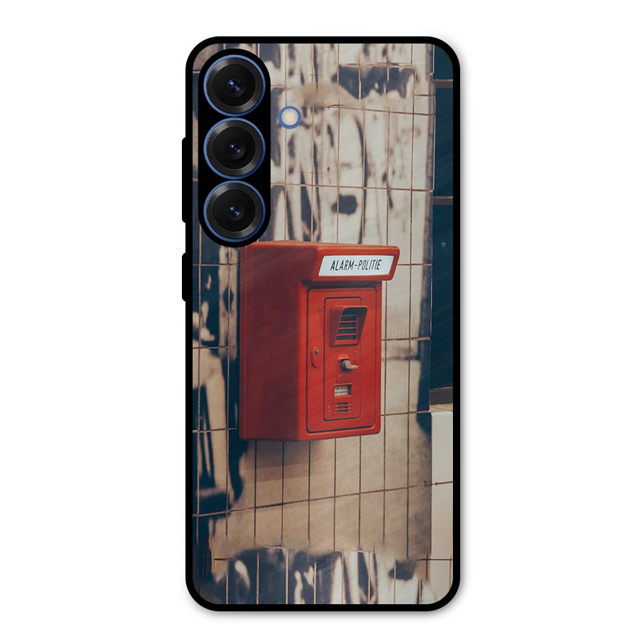 Vintage Alarm Metal Back Case for Galaxy S25