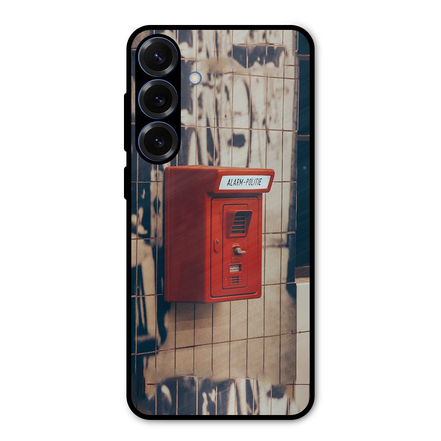 Vintage Alarm Metal Back Case for Galaxy S25 Plus