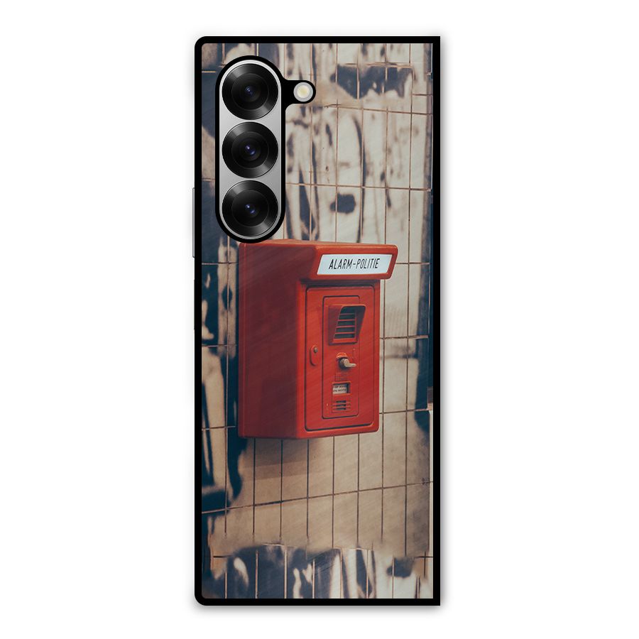 Vintage Alarm Metal Back Case for Galaxy Z Fold6