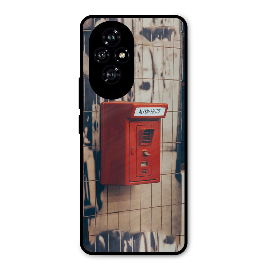 Vintage Alarm Metal Back Case for Honor 200