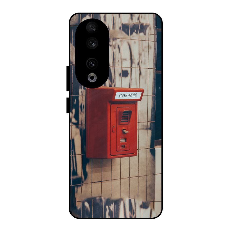 Vintage Alarm Metal Back Case for Honor 90