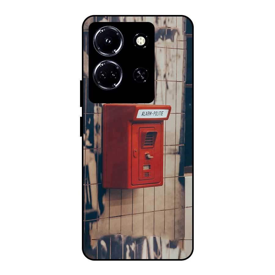 Vintage Alarm Metal Back Case for Infinix Note 30 5G