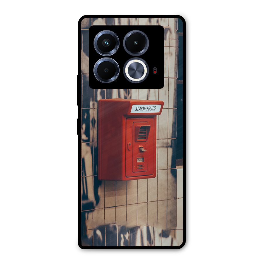 Vintage Alarm Metal Back Case for Infinix Note 40 5G
