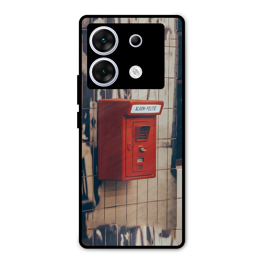 Vintage Alarm Metal Back Case for Infinix Zero 30 5G