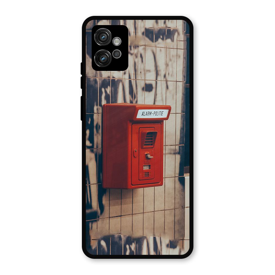 Vintage Alarm Metal Back Case for Moto G32
