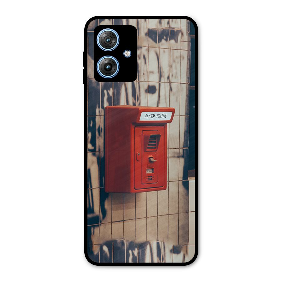Vintage Alarm Metal Back Case for Moto G54