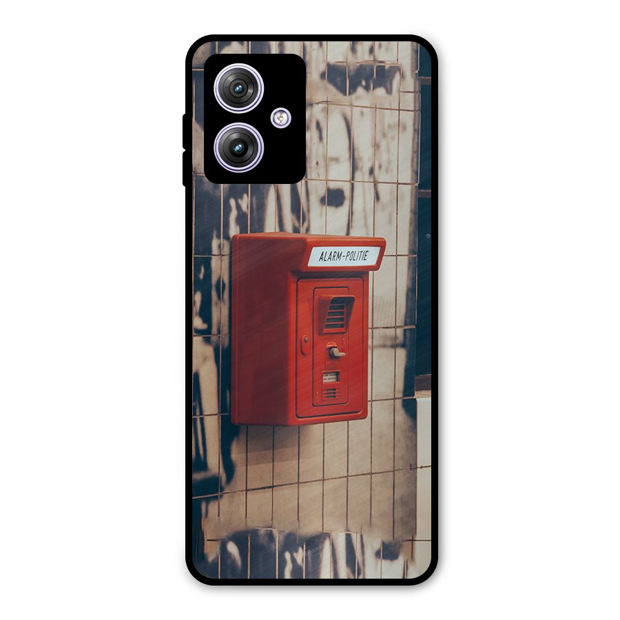 Vintage Alarm Metal Back Case for Moto G64