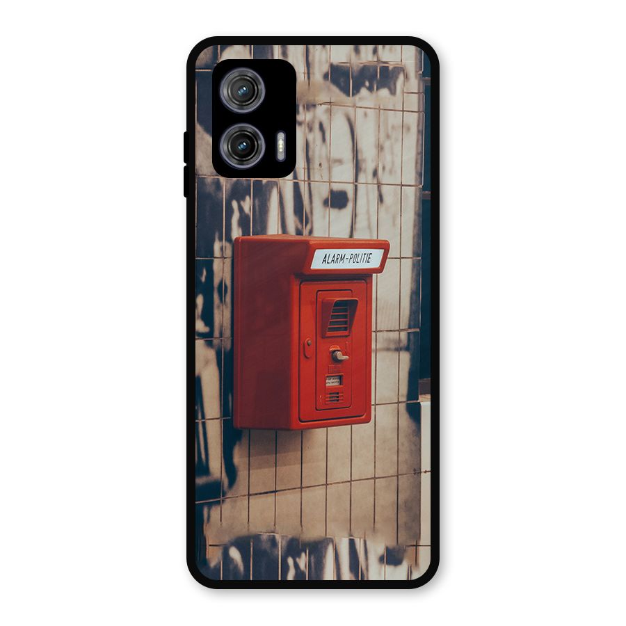 Vintage Alarm Metal Back Case for Moto G73