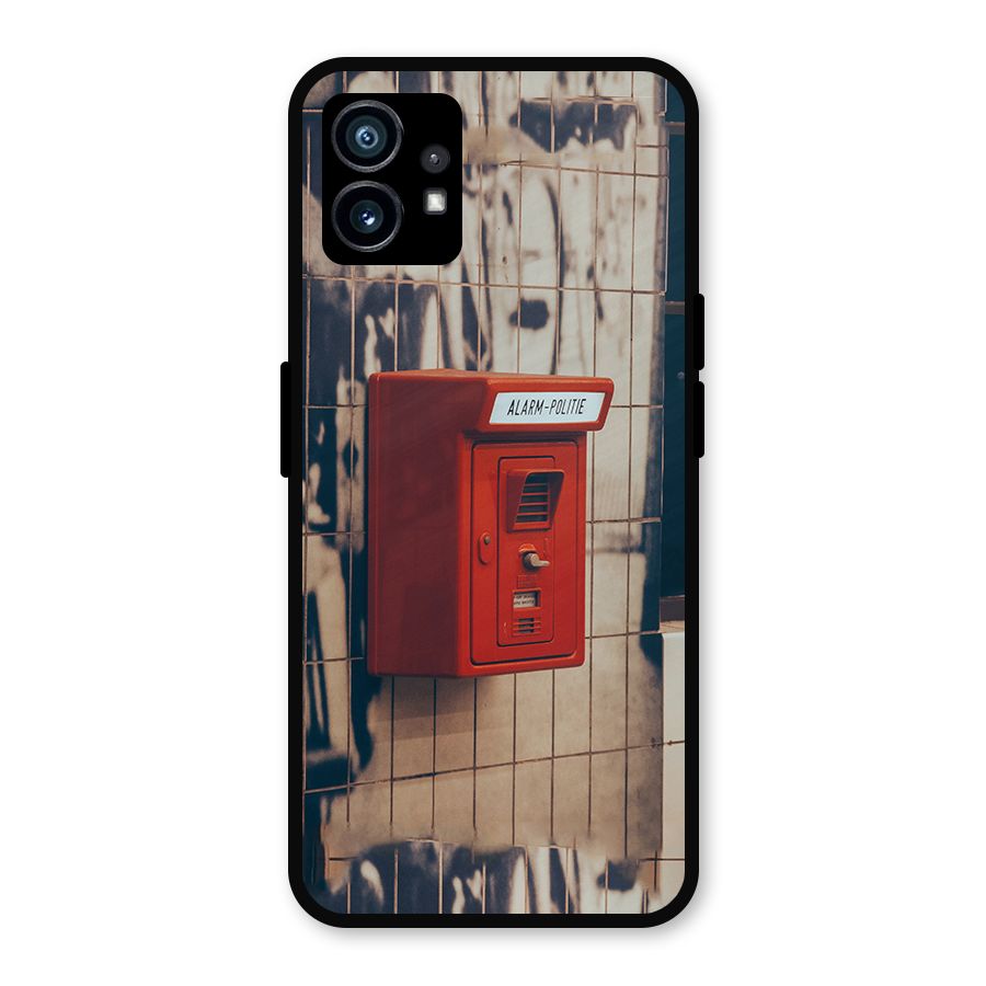 Vintage Alarm Metal Back Case for Nothing Phone 1