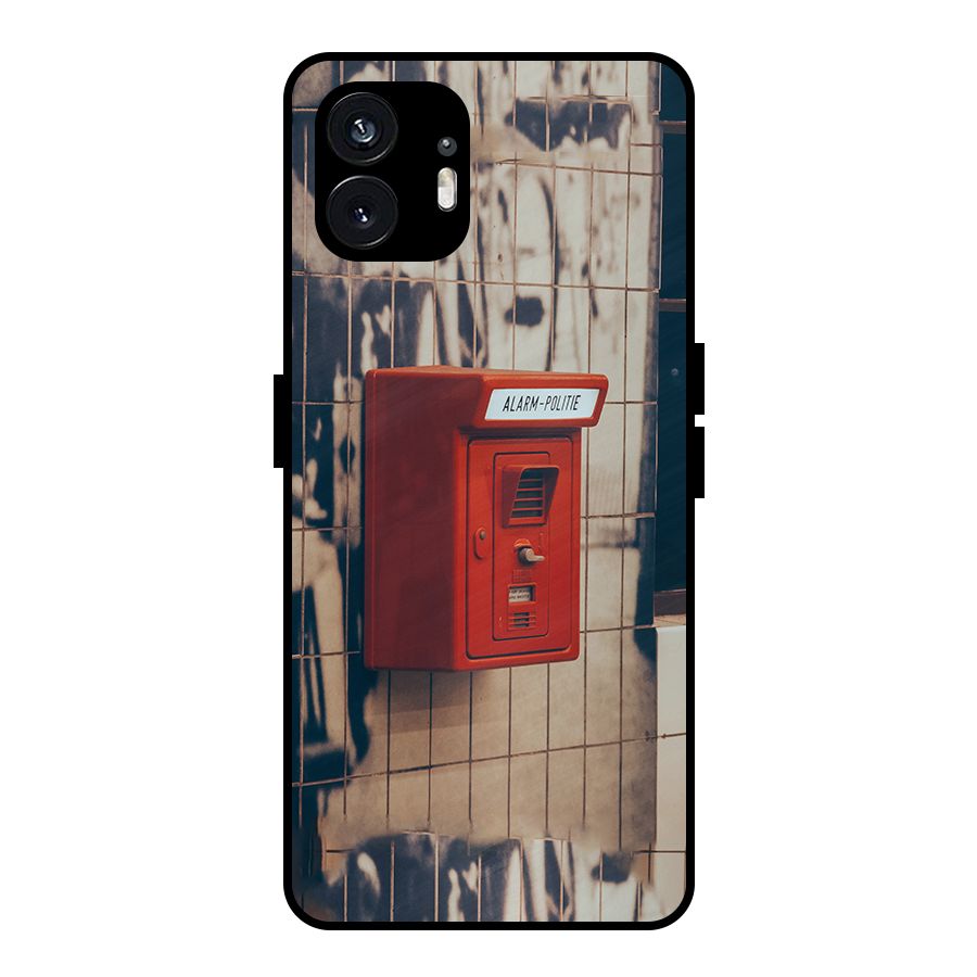 Vintage Alarm Metal Back Case for Nothing Phone 2