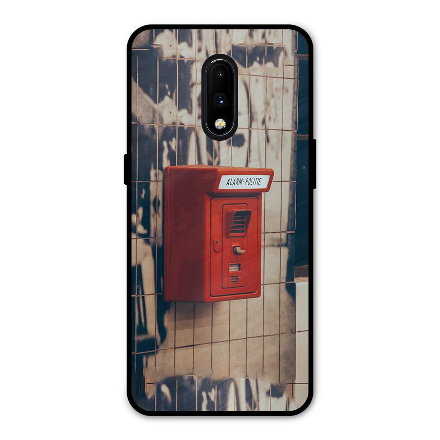 Vintage Alarm Metal Back Case for OnePlus 7