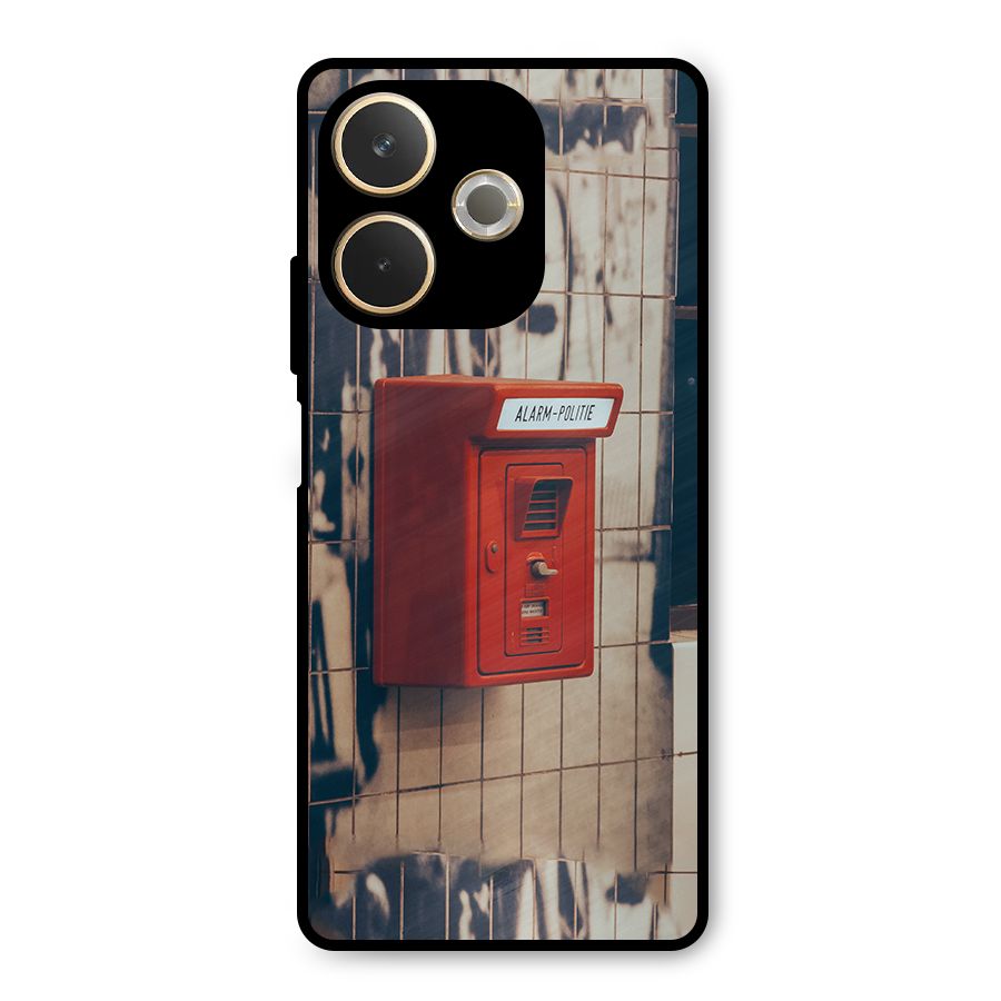 Vintage Alarm Metal Back Case for Oppo A5 Pro