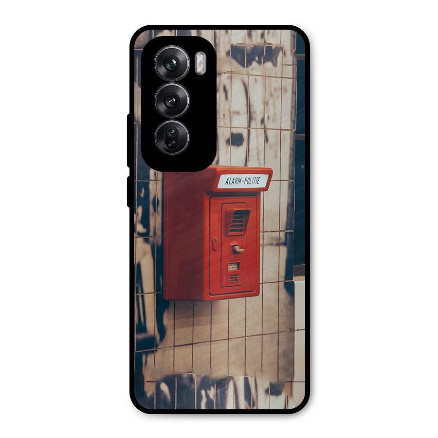 Vintage Alarm Metal Back Case for Oppo Reno12 Pro