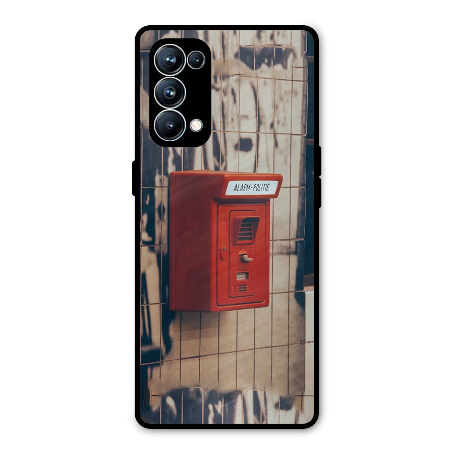Vintage Alarm Metal Back Case for Oppo Reno5 Pro 5G