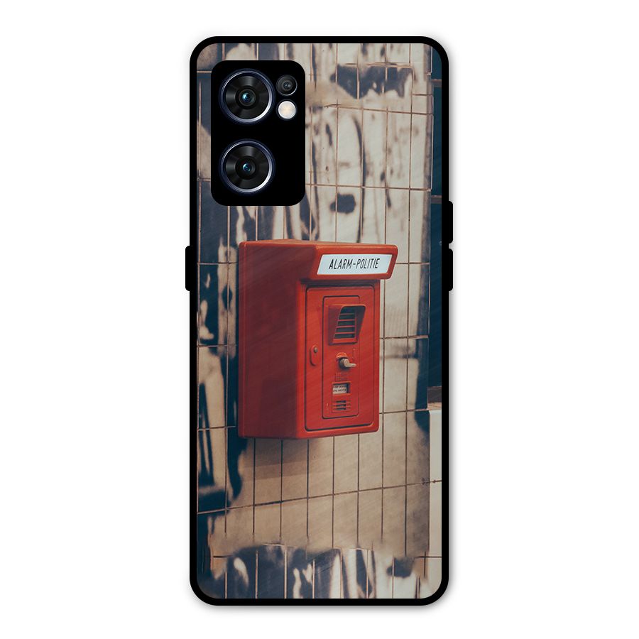 Vintage Alarm Metal Back Case for Oppo Reno7 5G