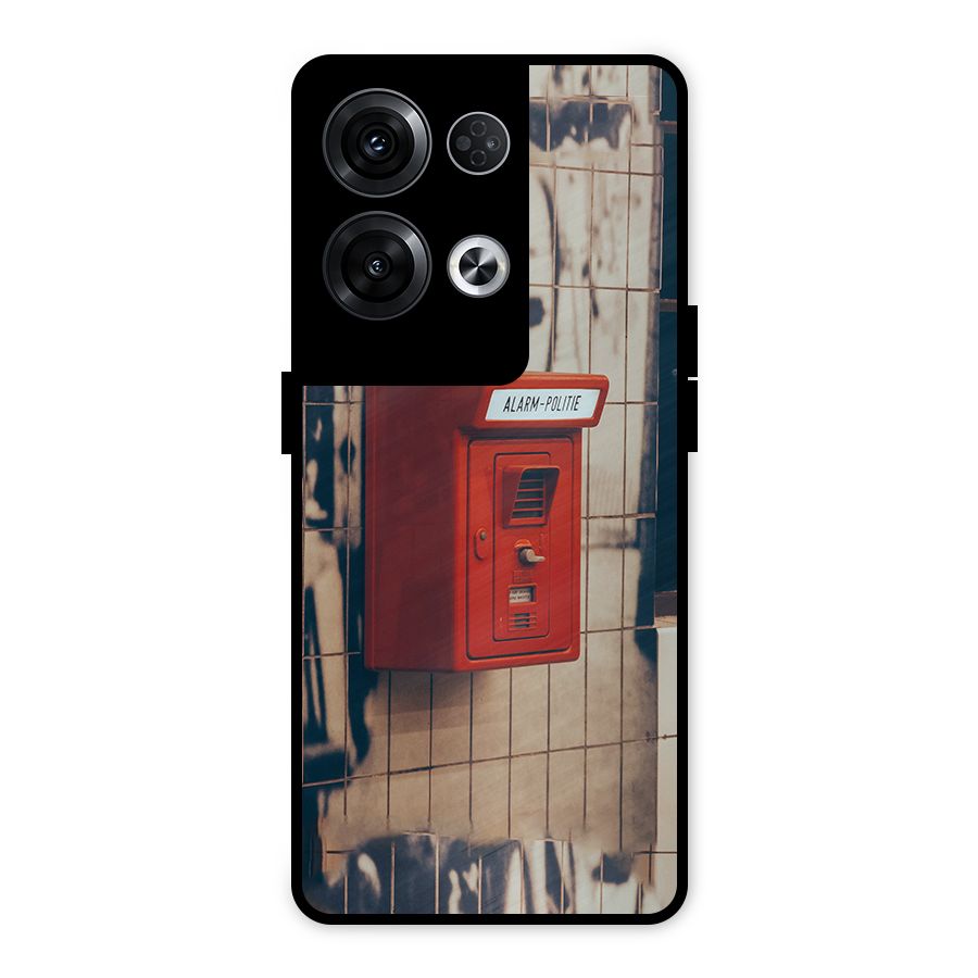 Vintage Alarm Metal Back Case for Oppo Reno8 Pro 5G
