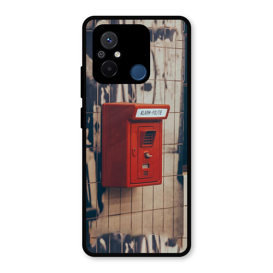 Vintage Alarm Metal Back Case for Poco C55