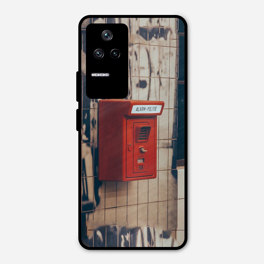 Vintage Alarm Metal Back Case for Poco F4 5G