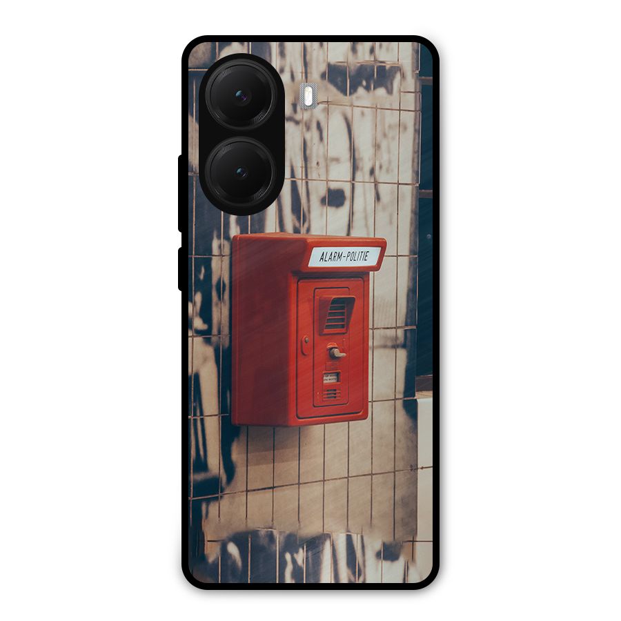 Vintage Alarm Metal Back Case for Poco X7 Pro