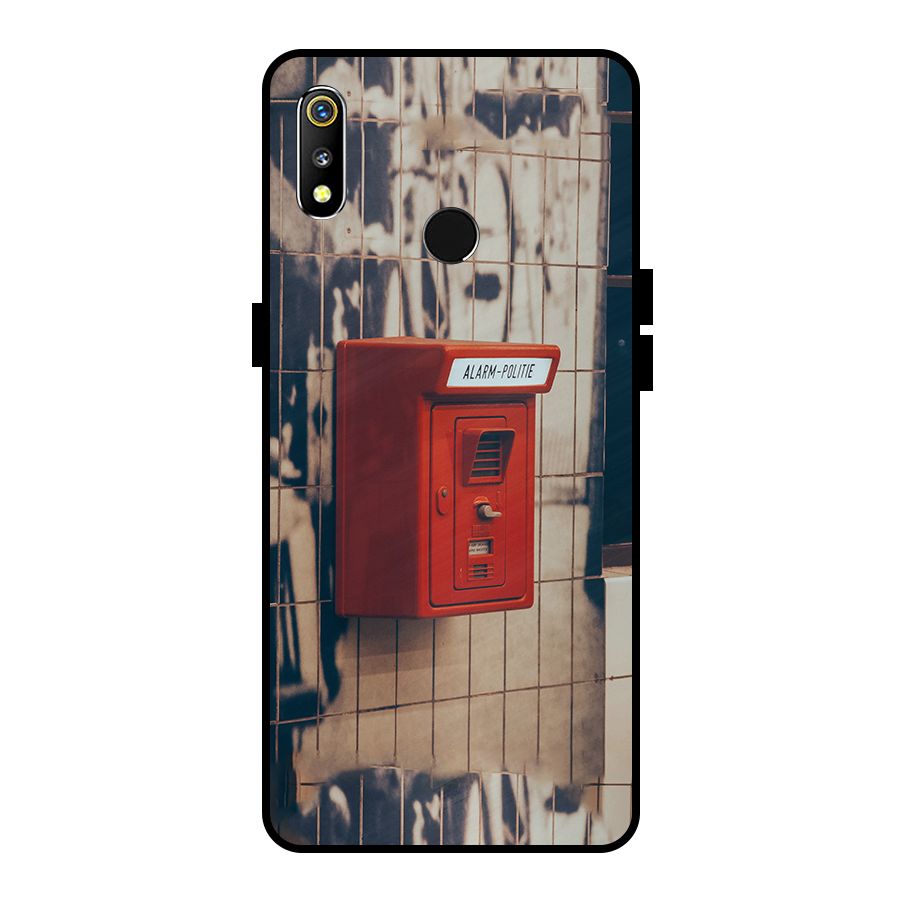 Vintage Alarm Metal Back Case for Realme 3i