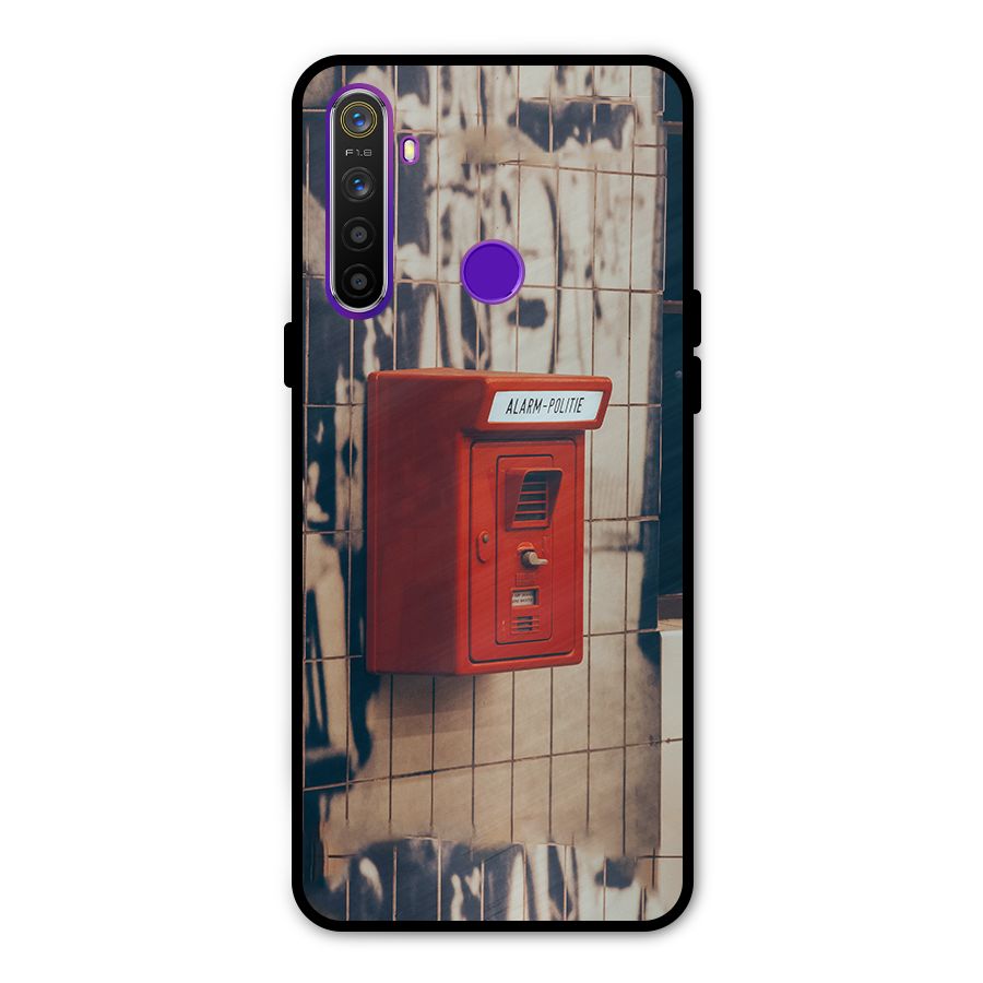 Vintage Alarm Metal Back Case for Realme 5i