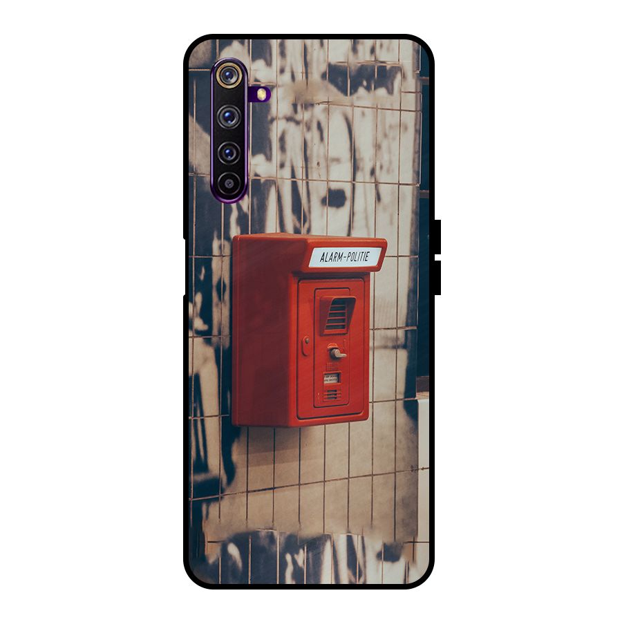 Vintage Alarm Metal Back Case for Realme 6 Pro