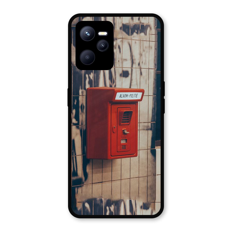 Vintage Alarm Metal Back Case for Realme C35