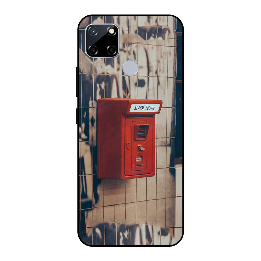 Vintage Alarm Metal Back Case for Realme Narzo 20