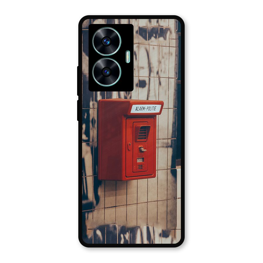 Vintage Alarm Metal Back Case for Realme Narzo N55