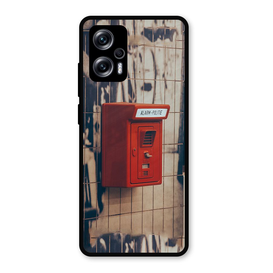 Vintage Alarm Metal Back Case for Redmi K50i
