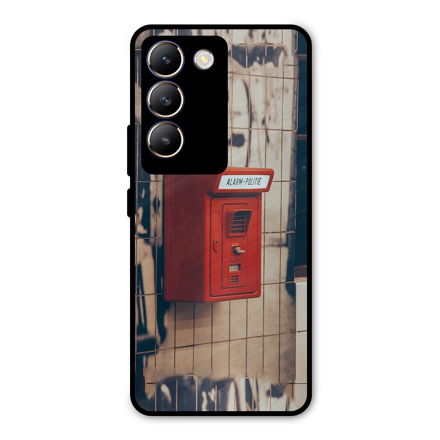 Vintage Alarm Metal Back Case for Vivo T3 5G