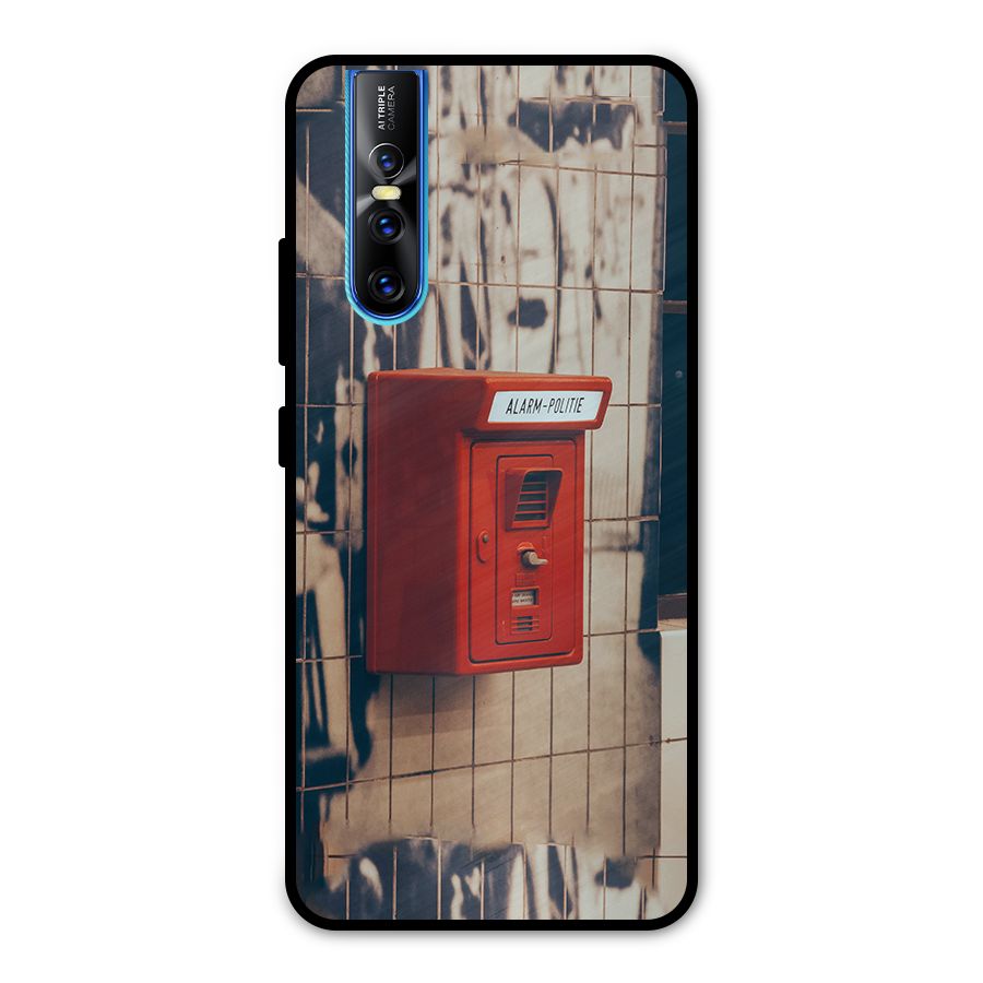 Vintage Alarm Metal Back Case for Vivo V15 Pro